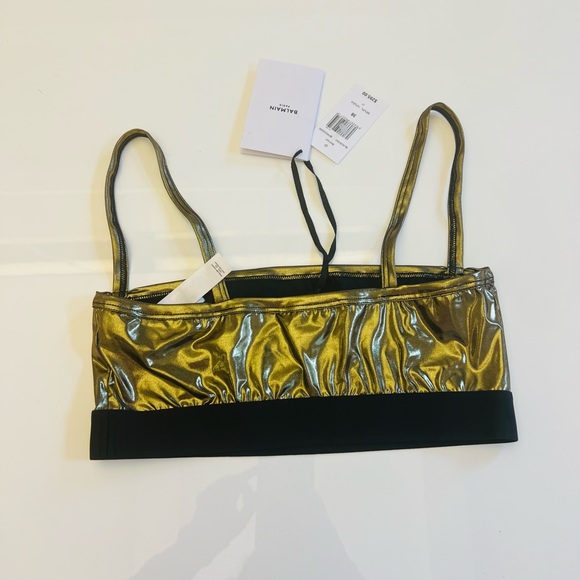 BALMAIN***Gold + Black Sportsbra**XS and Small***$295 - Picture 2 of 2